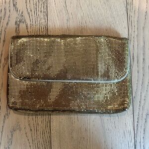 Vintage Gold Mesh Clutch clutch